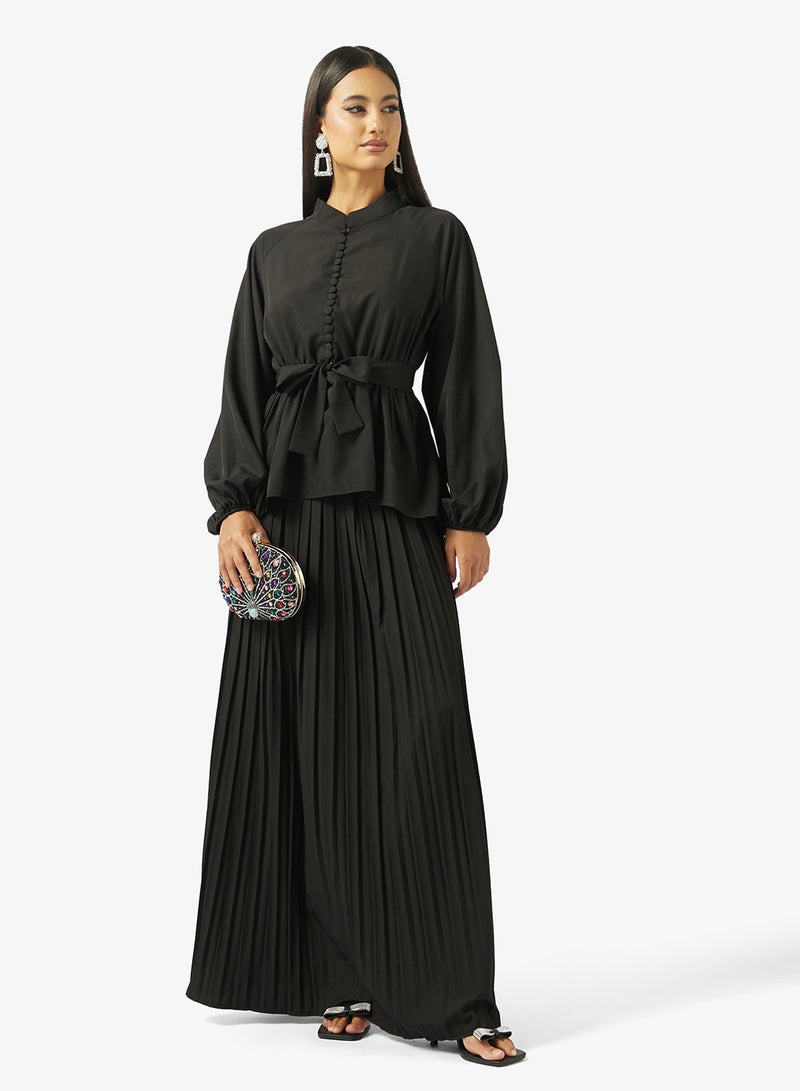 خزانة مجموعة توب بيبلوم وتنورة - Image 1